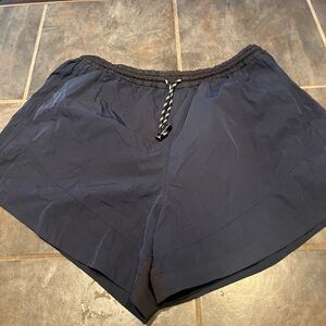 Men’s nylon or swim Lululemon Navy and black Elastic-Waist Active Shorts
